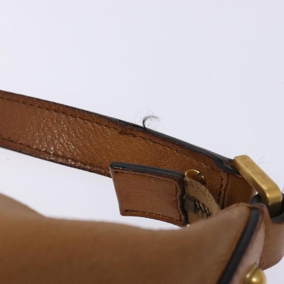 GUCCI Interlocking Shoulder Bag Leather Brown Gold - Picture 9 of 16